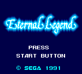 Eternal Legend - Eien no Densetsu Title Screen
